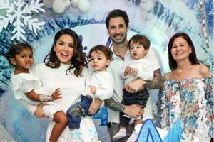 Sunny Leone celebrates sons Asher and Noah’s 2nd birthday: ‘Every time you smile and say mama, my heart melts’