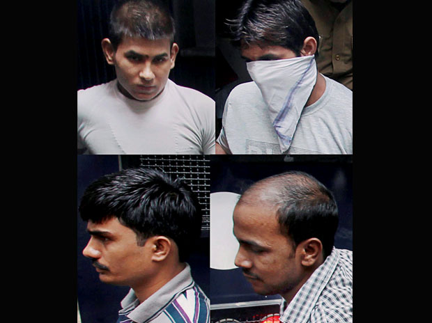 The four men hanged for 2012 Delhi gang rape.