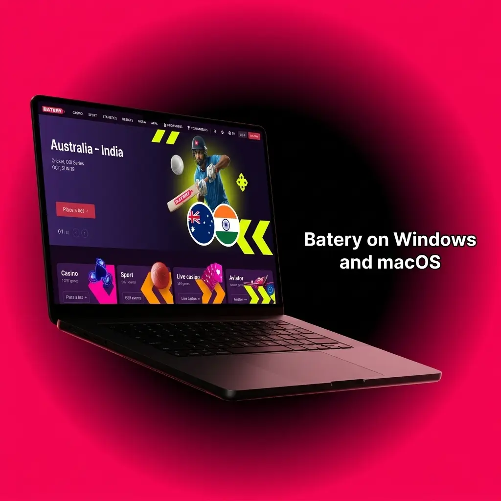 Batery platform accessible on Windows and macOS via Chrome, Firefox, Edge, or Safari browser, no installation needed